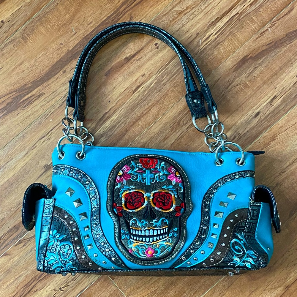 Cowgirl Trendy skull satchel